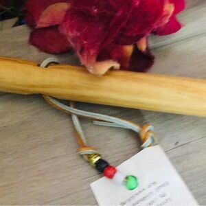 Christian Farmers Association Wooden Beaded Walking Stick